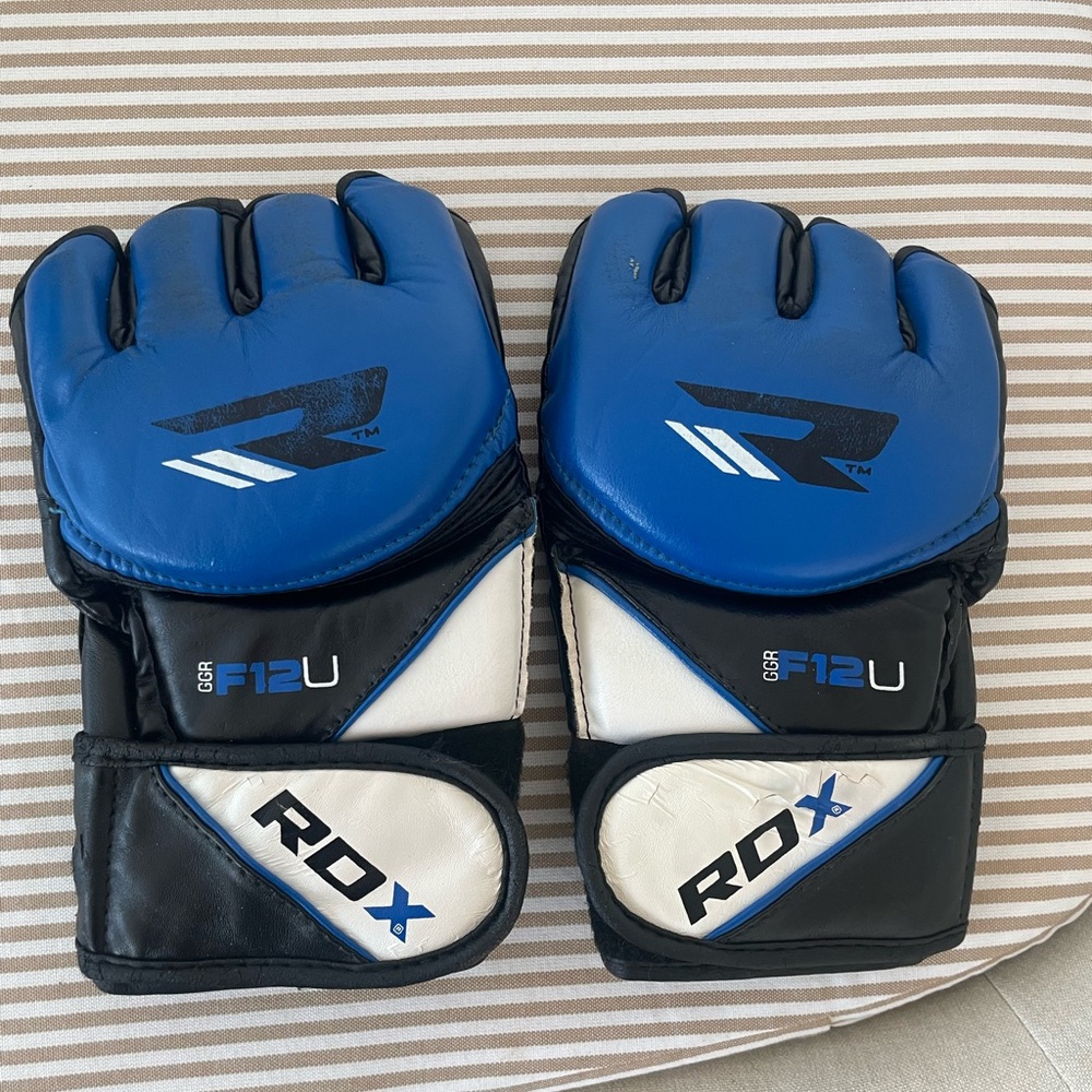 ROX Blue and Black Boxing Gloves